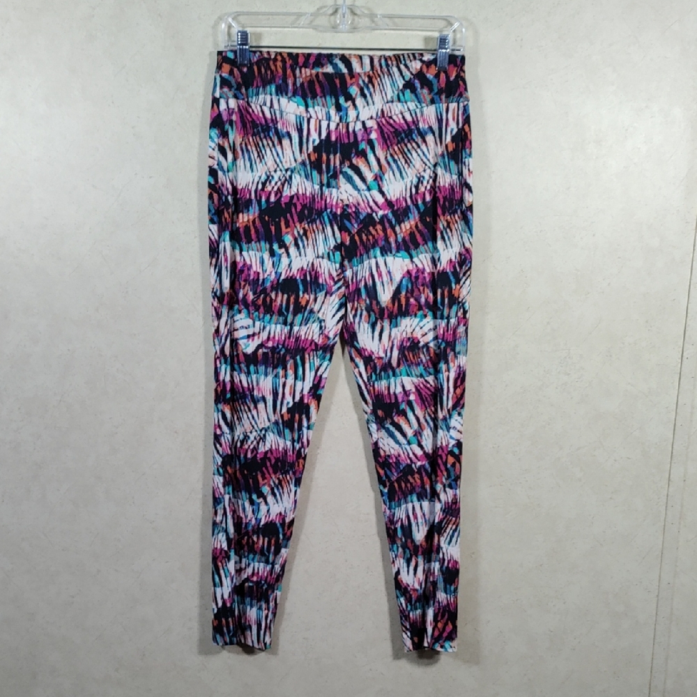 2/$10 05126 Attyre multi-color pull on stretch knit pants 4